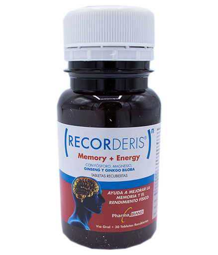 RECORDERIS MEMORY+ENERGY TABLETA RECUBIERTA 