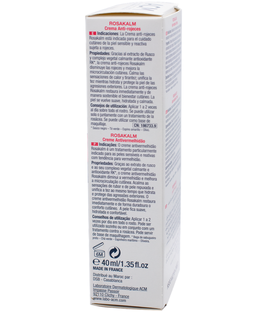 CREMA ACM ROSAKALM ANTI-ROJESESx40ML