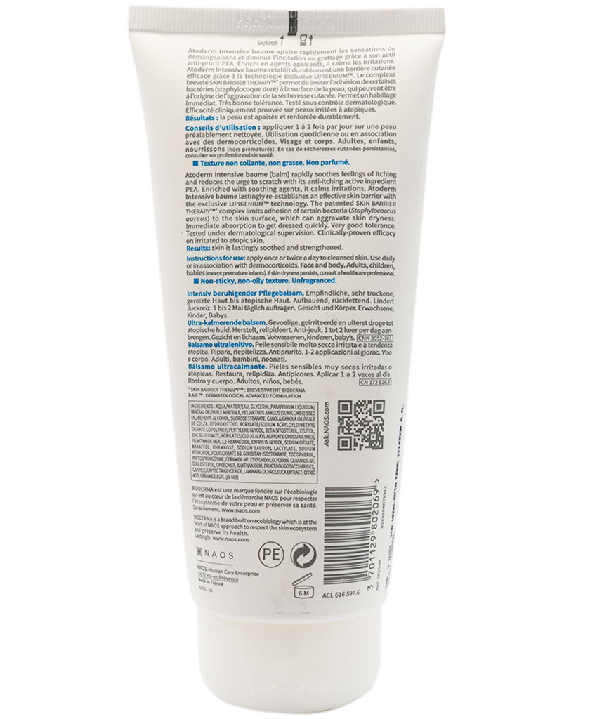 CREMA ATODERM BIODERMA INTENSIVE BAUMEx200ML