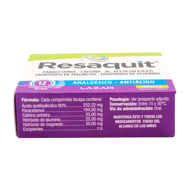 RESAQUIT COMx194/33/252.2/50/25MGx12