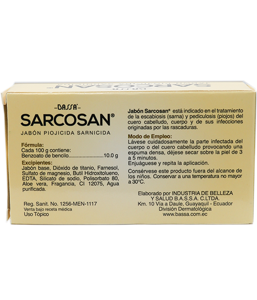 SARCOSAN JABx10%x80GR