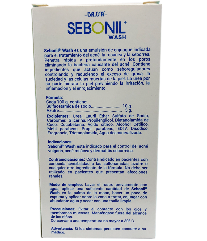 SEBONIL WASH EMUL-TOPx10000/5000MGx120ML
