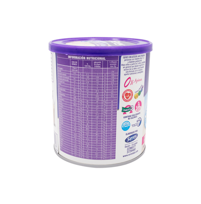 SERES PROTEINA S-ZUCAR VAINILL LATAx400GR