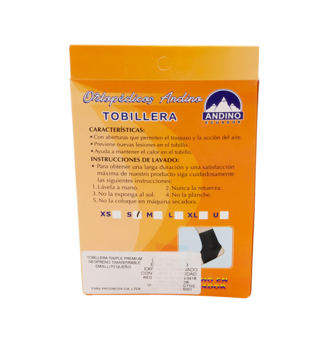 TOBILLERA ANDINO T-S