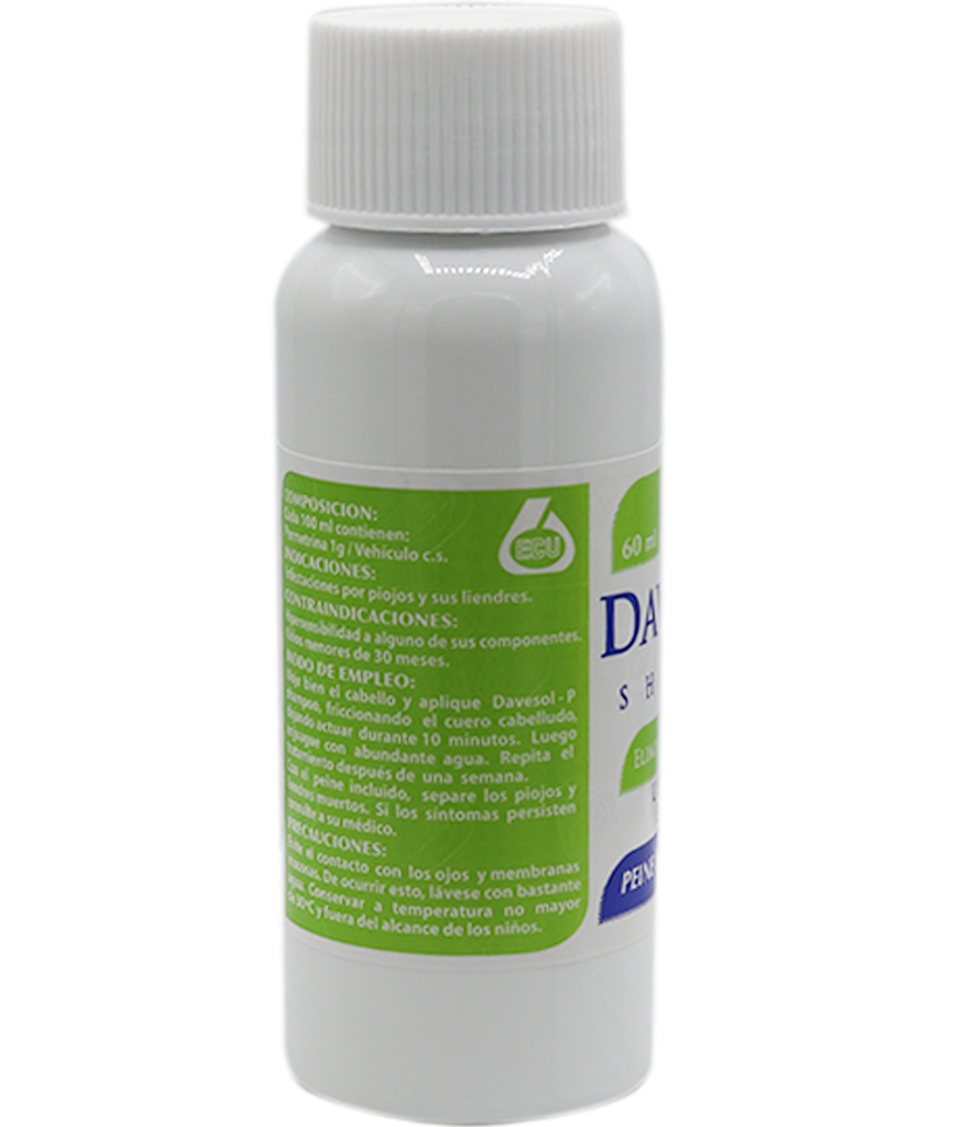 DAVESOL-P SHAMPOO EMUL-TOPx1000MGx60ML