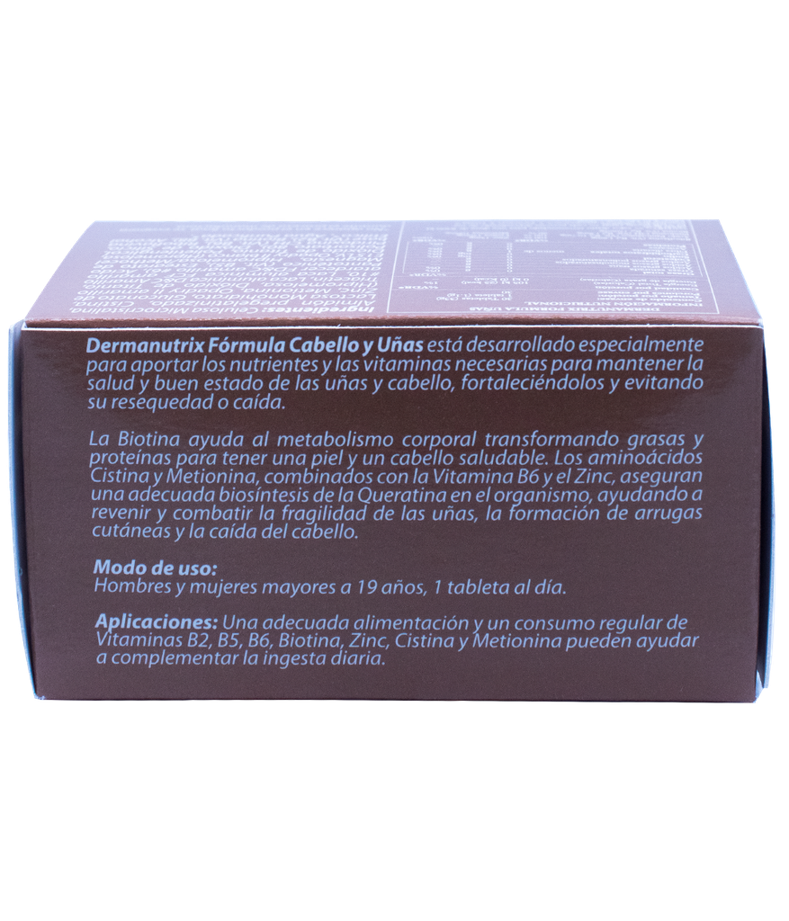 DERMANUTRIX CABELLO-UÑAS TABx1100MGx30
