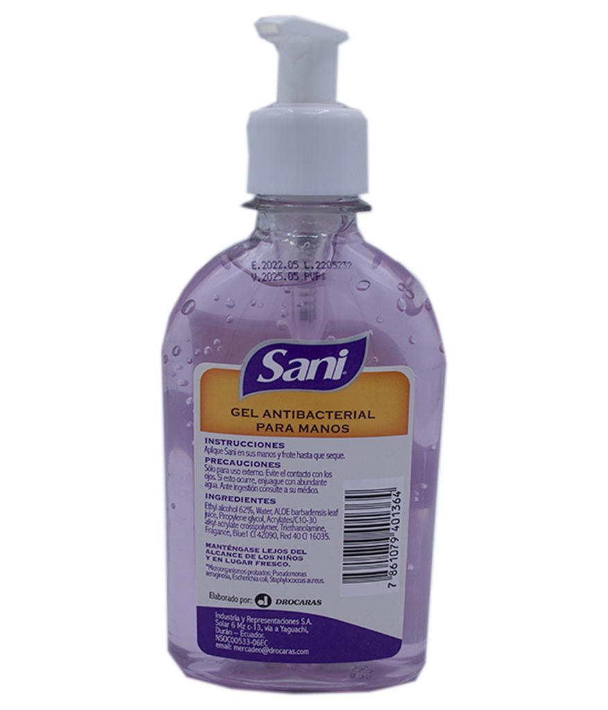 DESINFEC SANI ORIGINAL P-MANOSx250ML