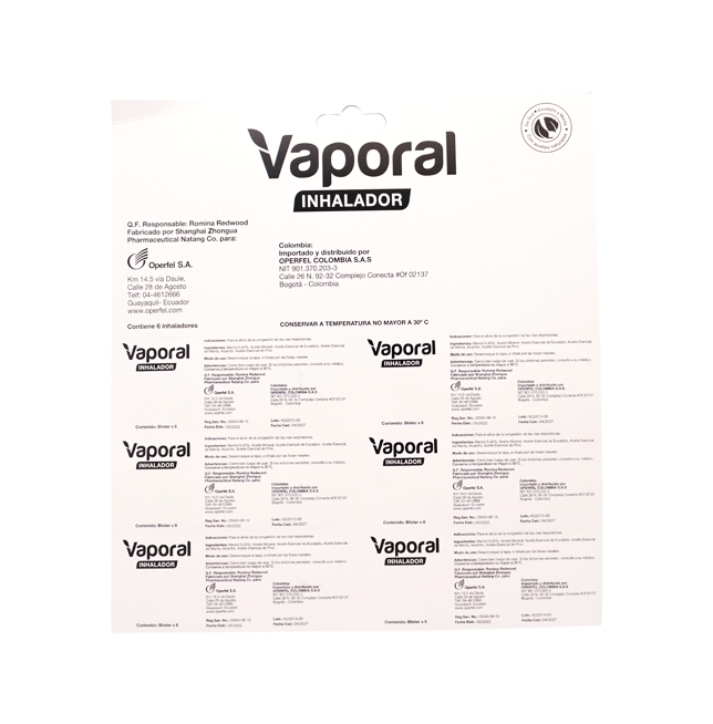 VAPORAL GUD SOL-INHx0.40%x6
