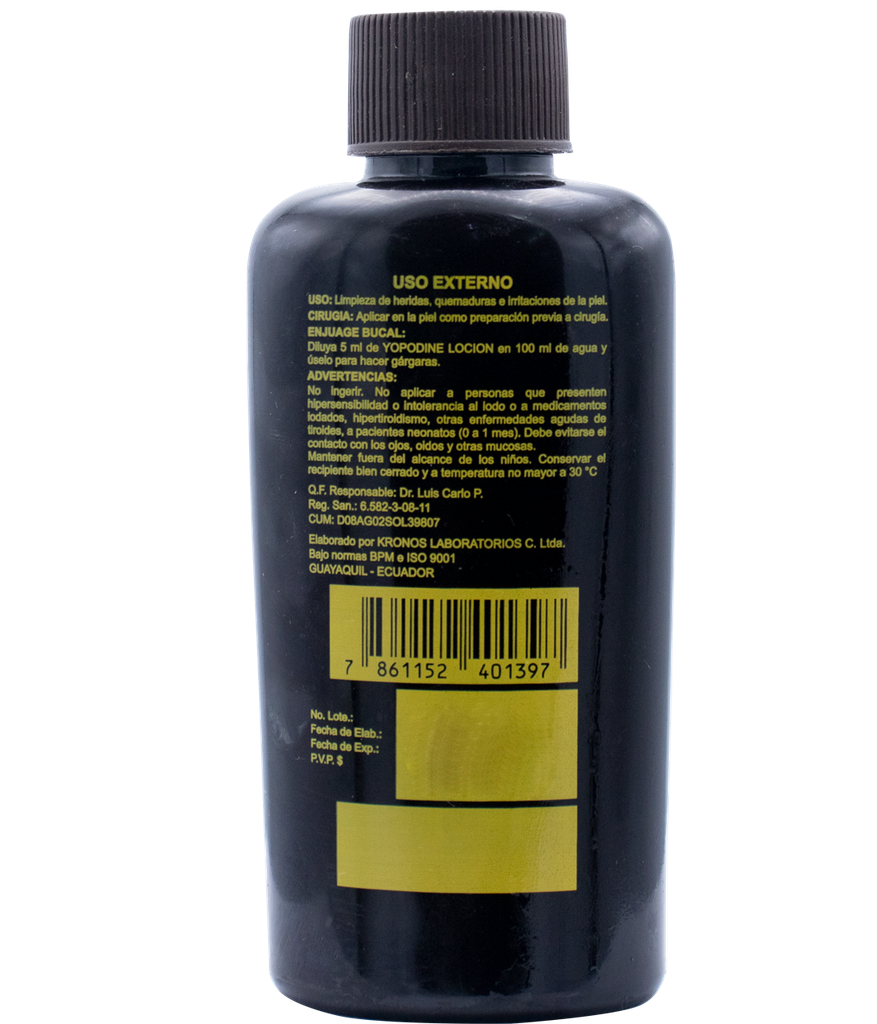 YOPODINE LOC-TOPx10%x120ML
