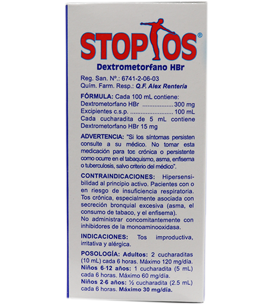 STOPTOS JBEx15MG/5MLx60ML