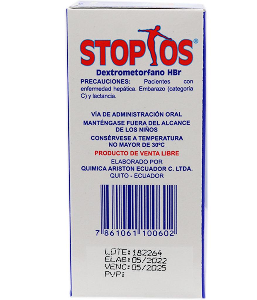 STOPTOS JBEx15MG/5MLx60ML