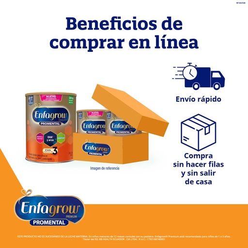 LECHE ENFAGROW PROMENTAL ETAPA 3 LATA 800GR