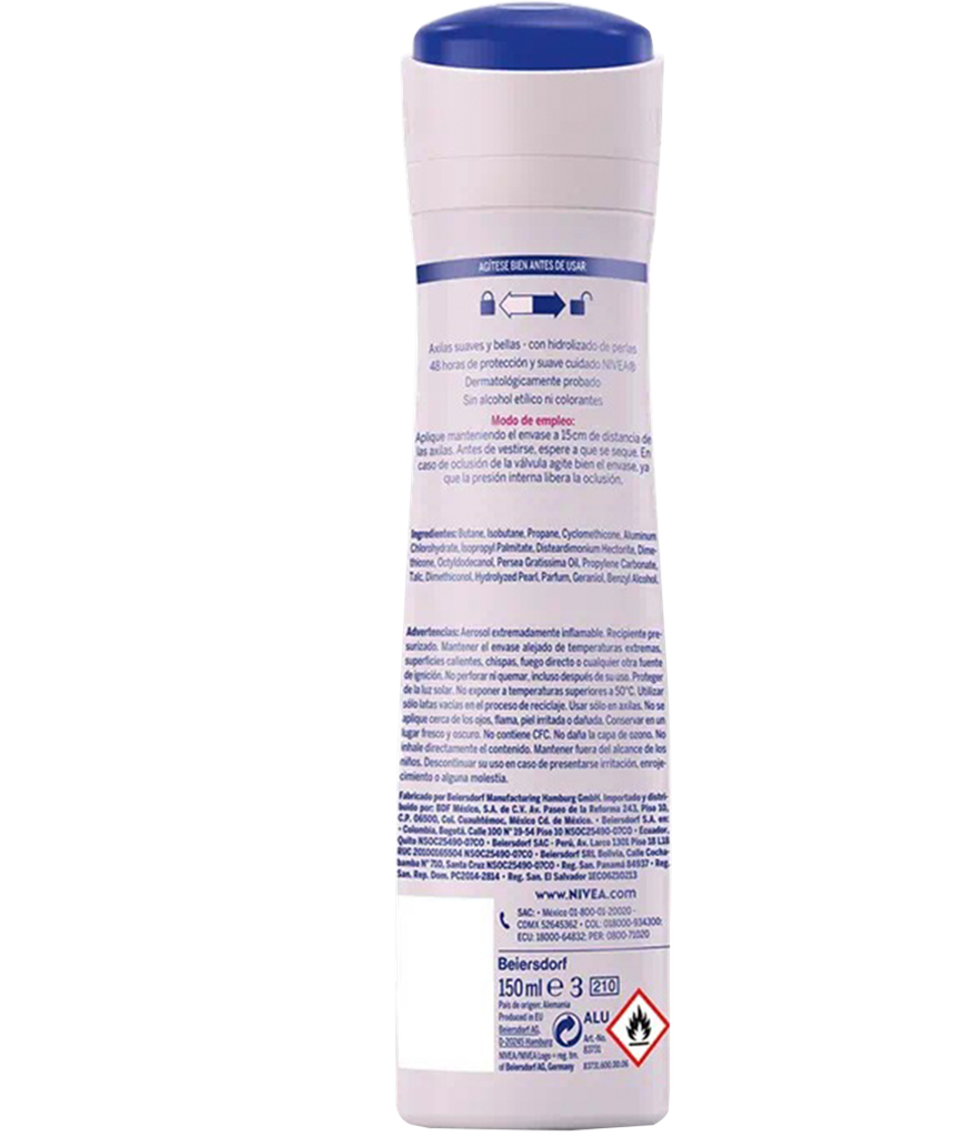 DESOD NIVEA PEARL&BEAUTY AERx150ML