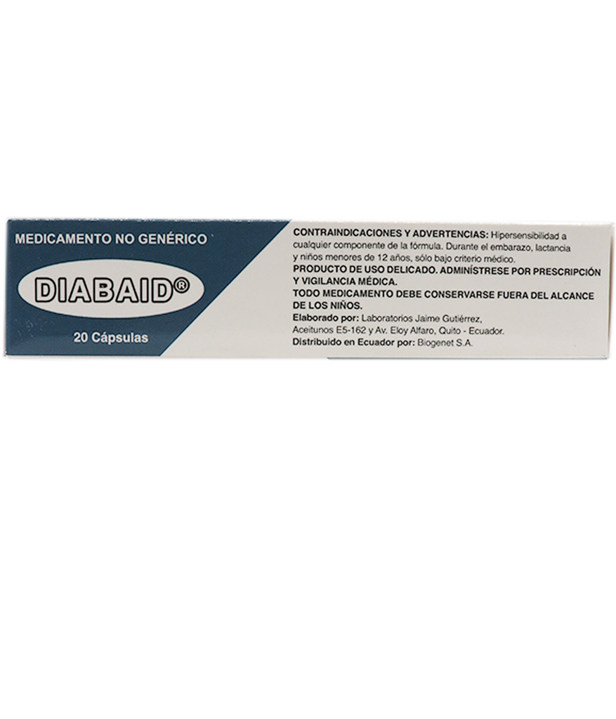 DIABAID CAPx100/100MGx20