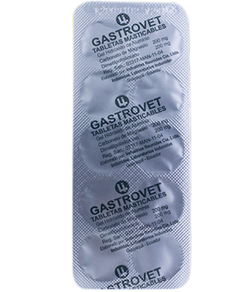 GASTROVET TAB-MASTx200/200MGx20