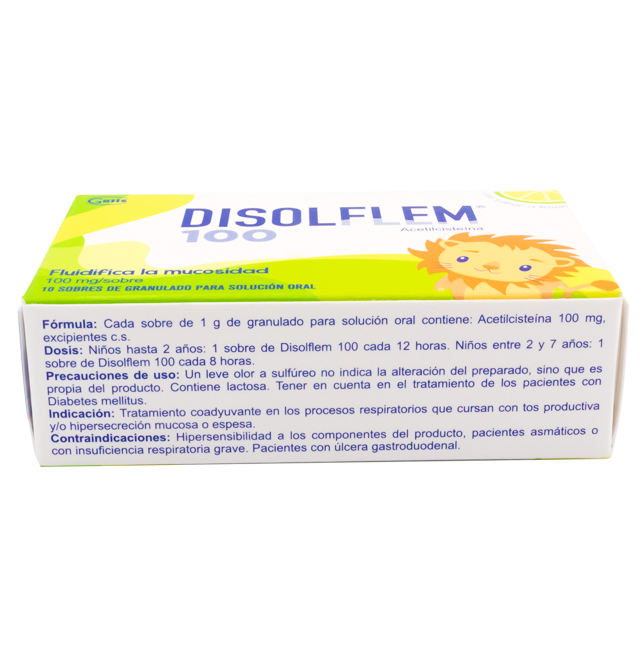 DISOLFLEM GRAN-SOL-ORALx100MGx10