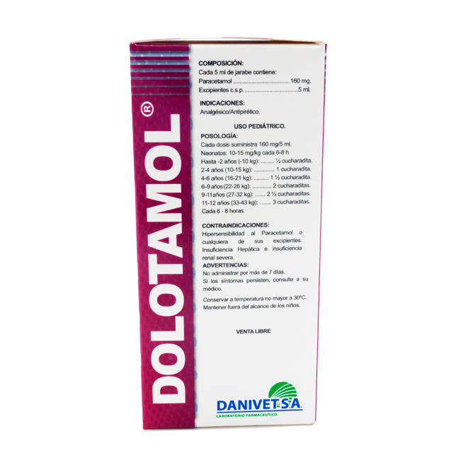 DOLOTAMOL JBEx160MG/5MLx120ML