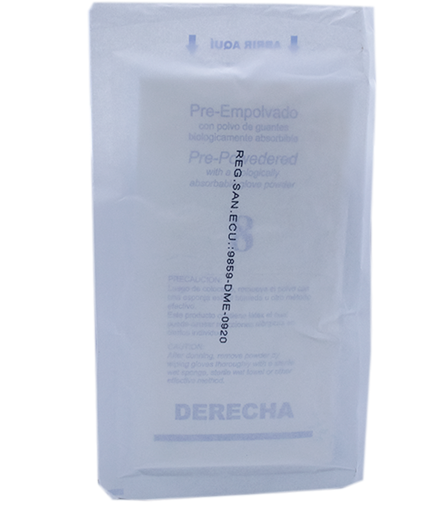 GUANTE QUIRUR ECOGLOVE ESTERIL#8
