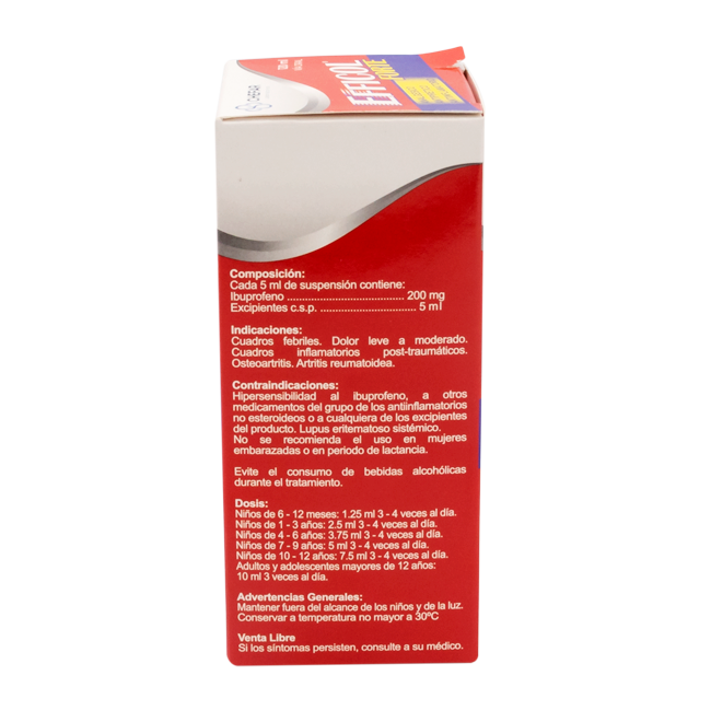 EFFICOL FORTE SUS-ORALx200MG/5MLx120ML