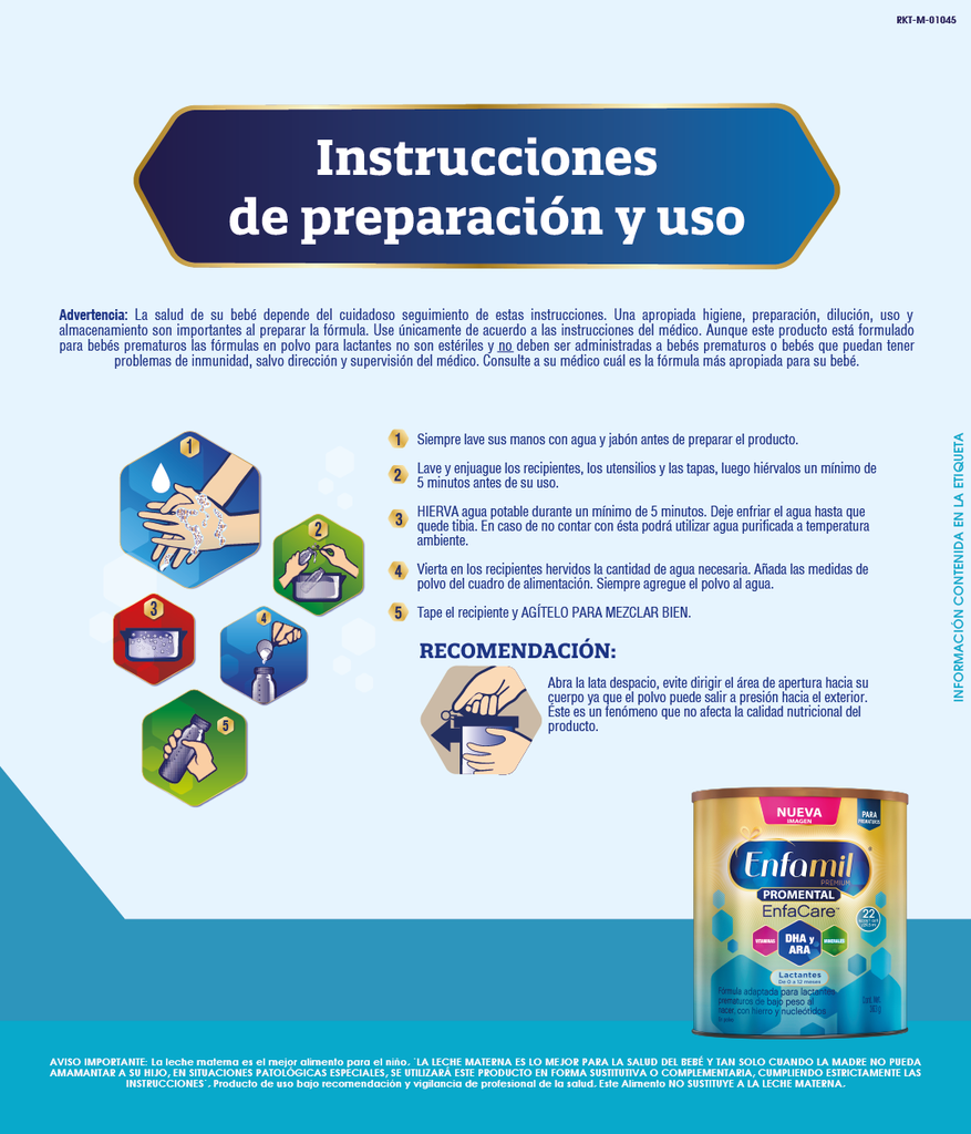 LECHE ENFAMIL ENFACARE PREMIUM LATAx363GR