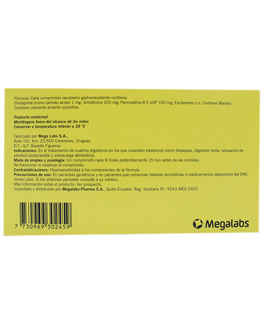 ENDIAL DIGEST COM-RECx1/200/100MGx20