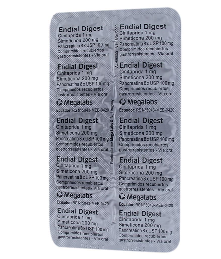 ENDIAL DIGEST COM-RECx1/200/100MGx20
