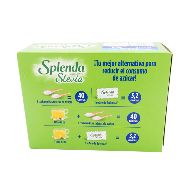ENDULZ SPLENDA STEVIA SOBx0.80GRx100