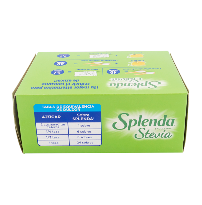 ENDULZ SPLENDA STEVIA SOBx0.8GRx50