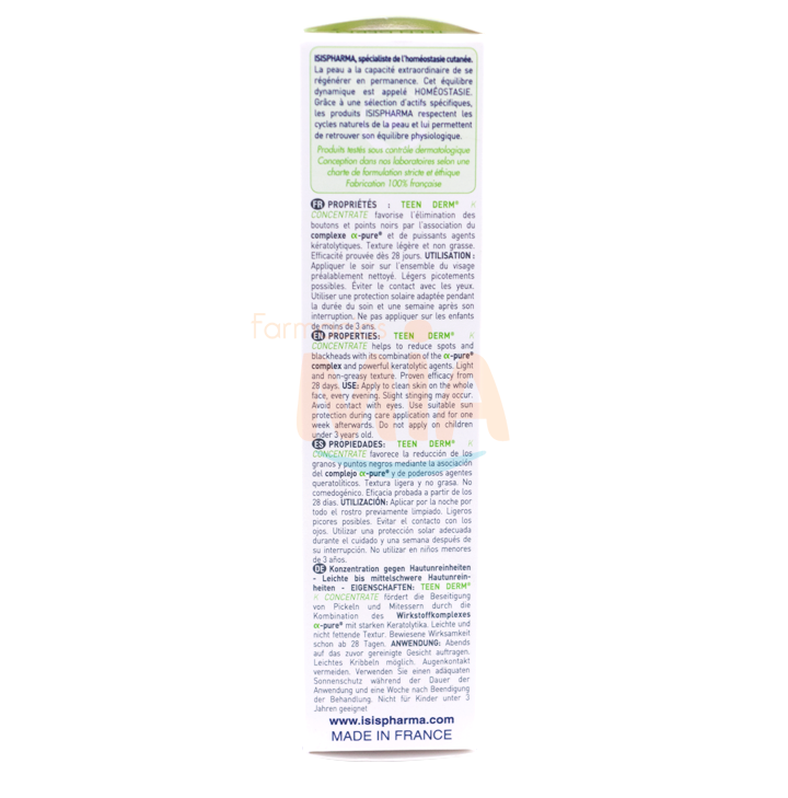 GEL TEEN DERM K CONCENTRATEx30ML