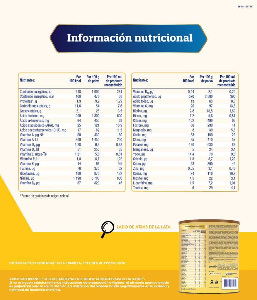 LECHE ENFAMIL PROMENTAL ET-1 LATAx800GR
