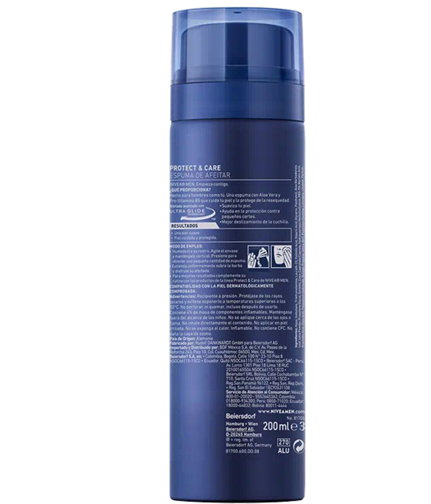 ESPUMA-AFEIT NIVEA ALOE VERAx200ML