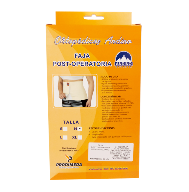 FAJA ABDOM POST-OPERATORIA MEDIUM