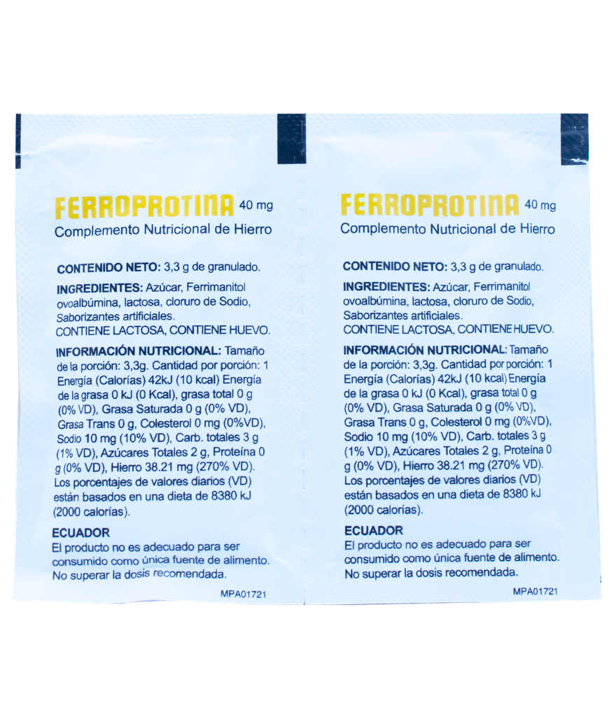 FERROPROTINA SOB-GRANx40MGx30