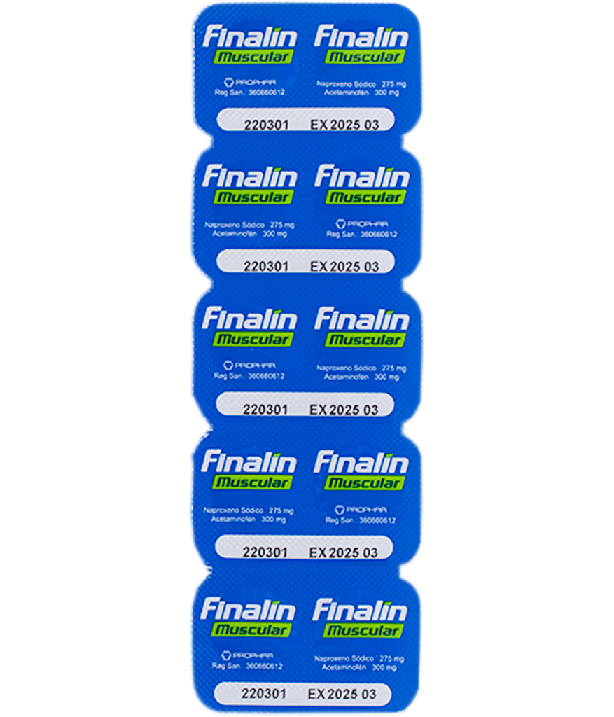 FINALIN MUSCULAR TAB-RECx300/275MGx20