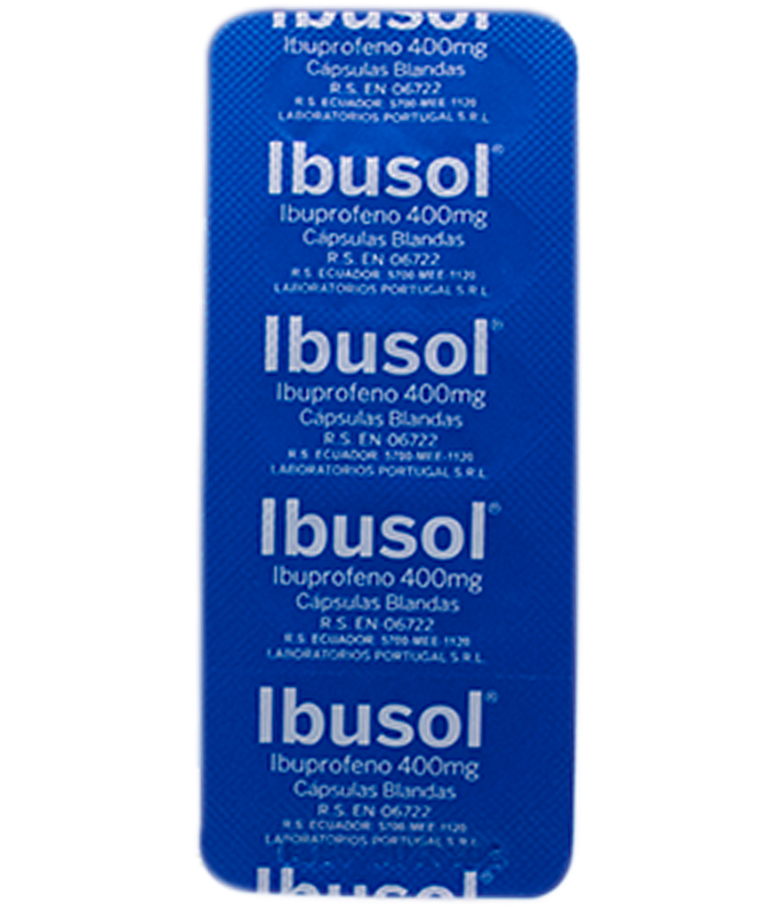 IBUSOL CAP-BLANx400MGx100