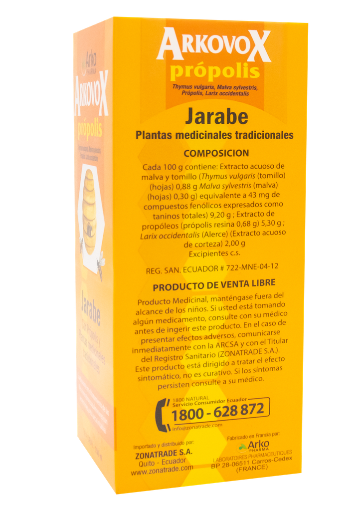 ARKOVOX PROPOLIS JBEx460/265/100MG/5MLx150ML