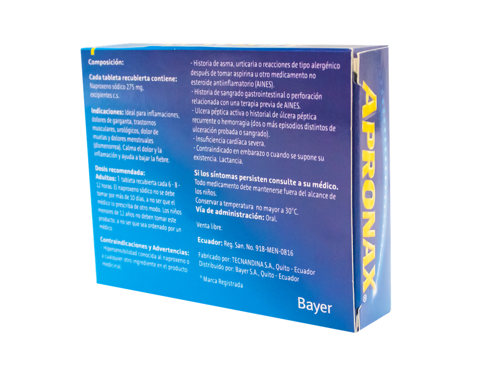 APRONAX TAB-RECx275MGx20