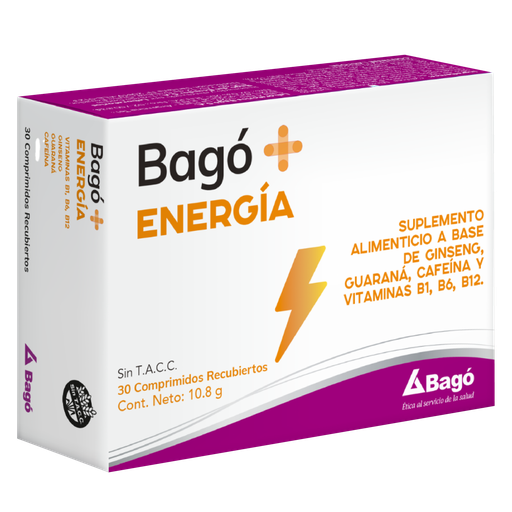 BAGÓ+ ENERGIA COMPRIMIDO RECUBIERTO 20.1GR