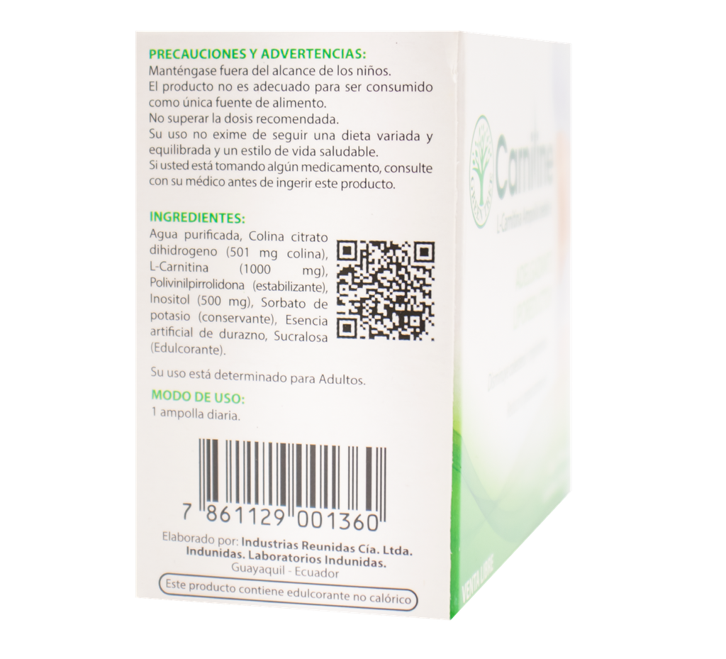 CARNILINE SOL-ORALx501/1000/500MG/10MLx10
