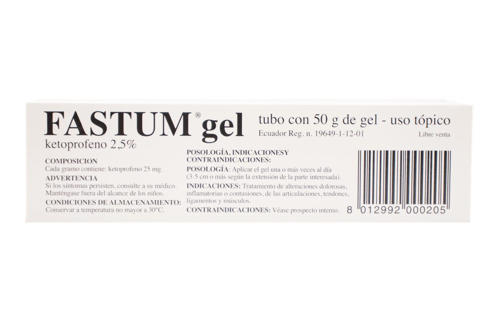 FASTUM GELx2.5%x50GR