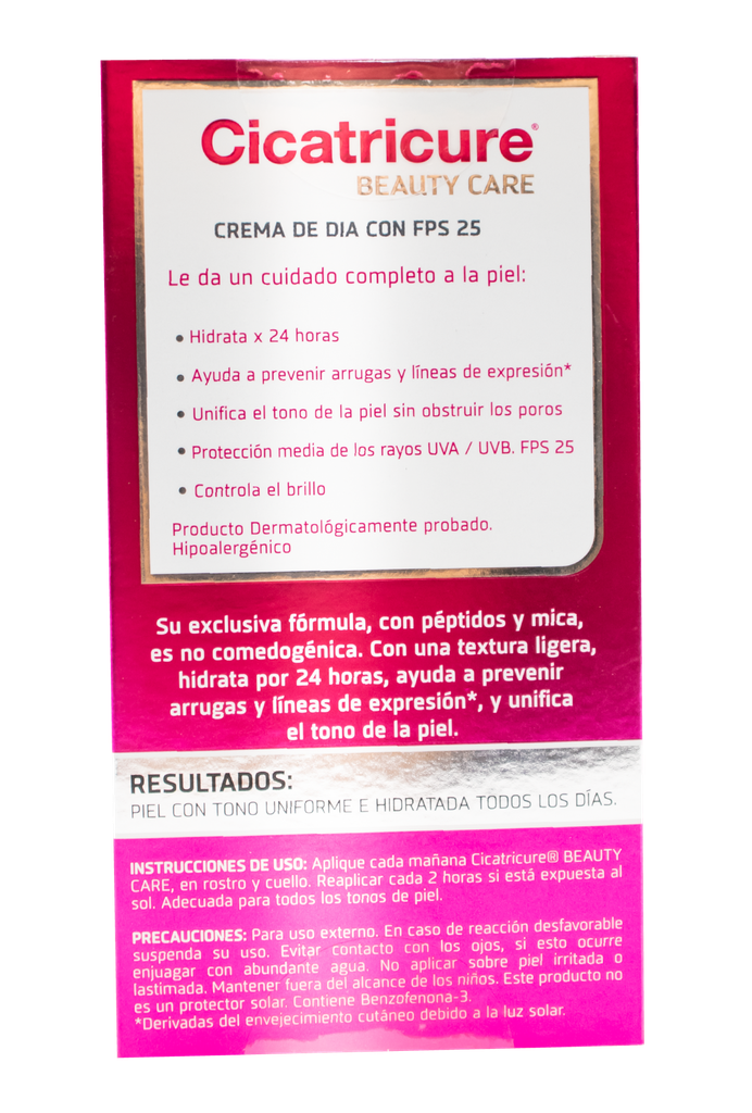 CREMA CICATRICURE BEA-CARE DIA SPF25 T-PIEL FACx50GR