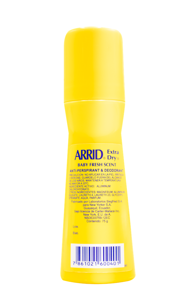 DESOD ARRID EXTRA DRY BABY FRESH ROLLONx75GR