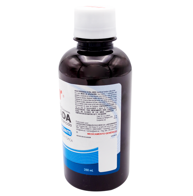 AGUA OXIGENADA 10VOL SOLx3%x250MLWEIR