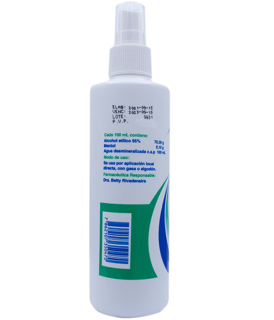 ALCOHOL ANTISEP FARMANOVA SOL-TOPx70%x250ML
