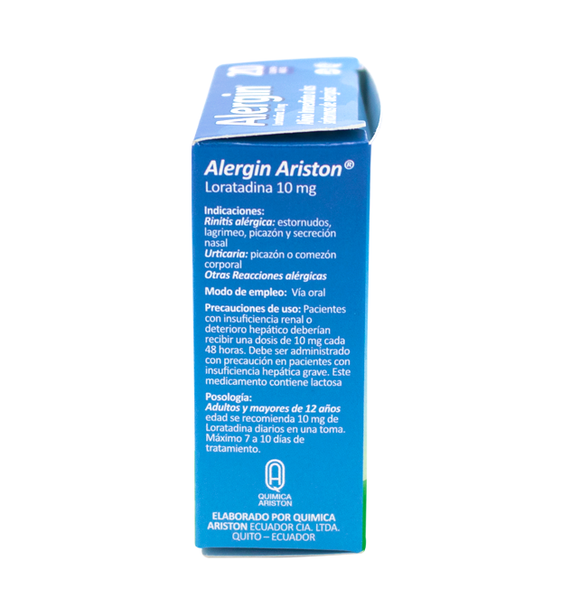 ALERGIN COMx10MGx20