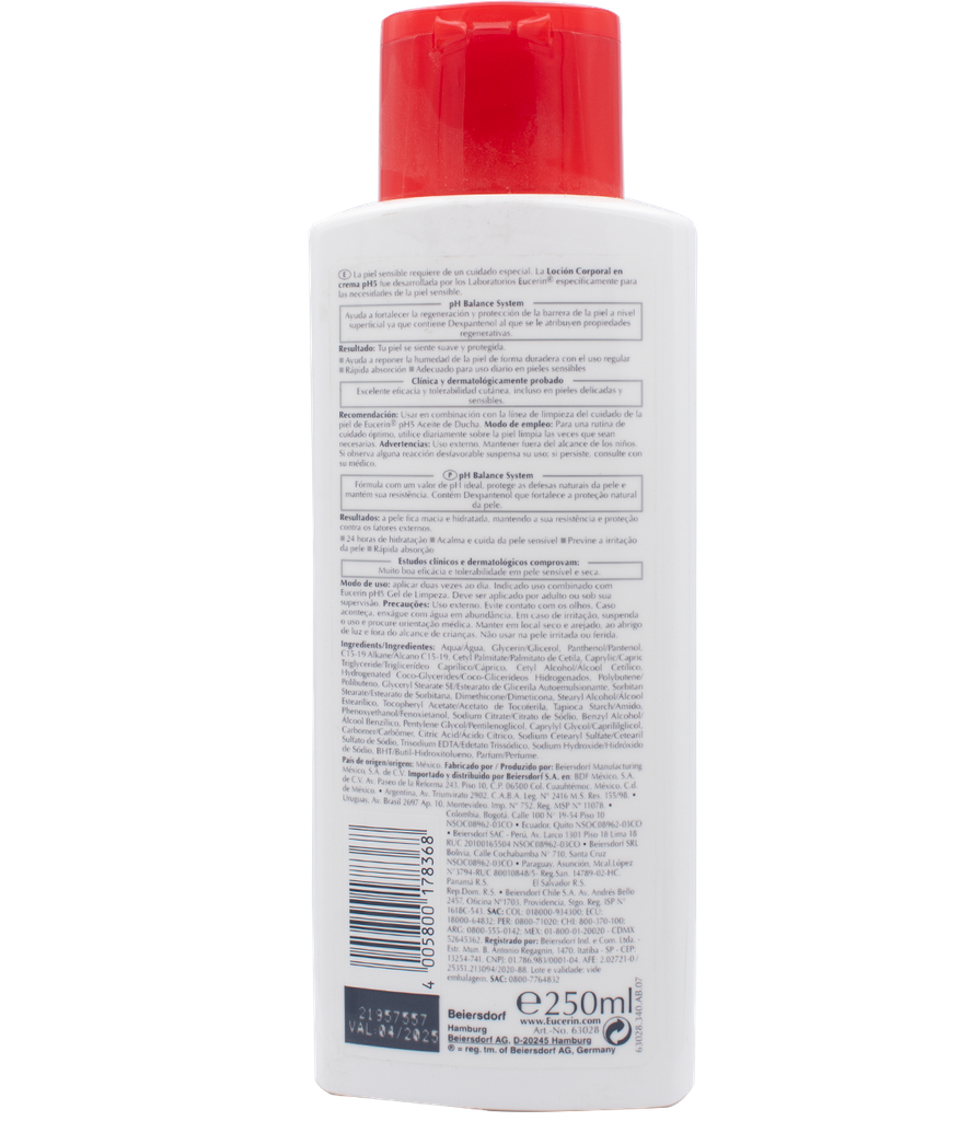 LOCION EUCERIN PH5 P-SENSIBLE CORPx250ML