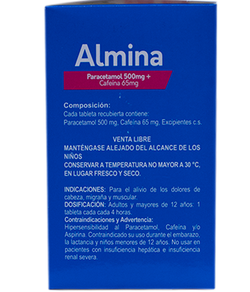 ALMINA TAB-RECx500/65MGx100