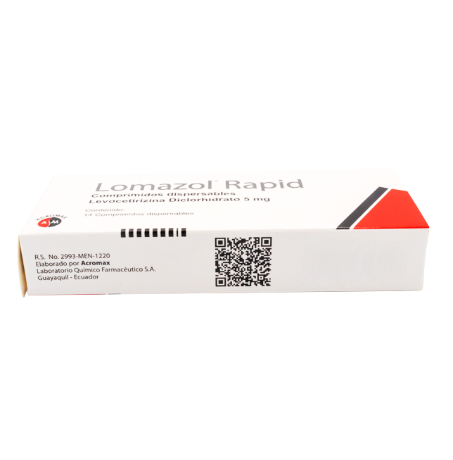 LOMAZOL RAPID COM-DISx5MGx14