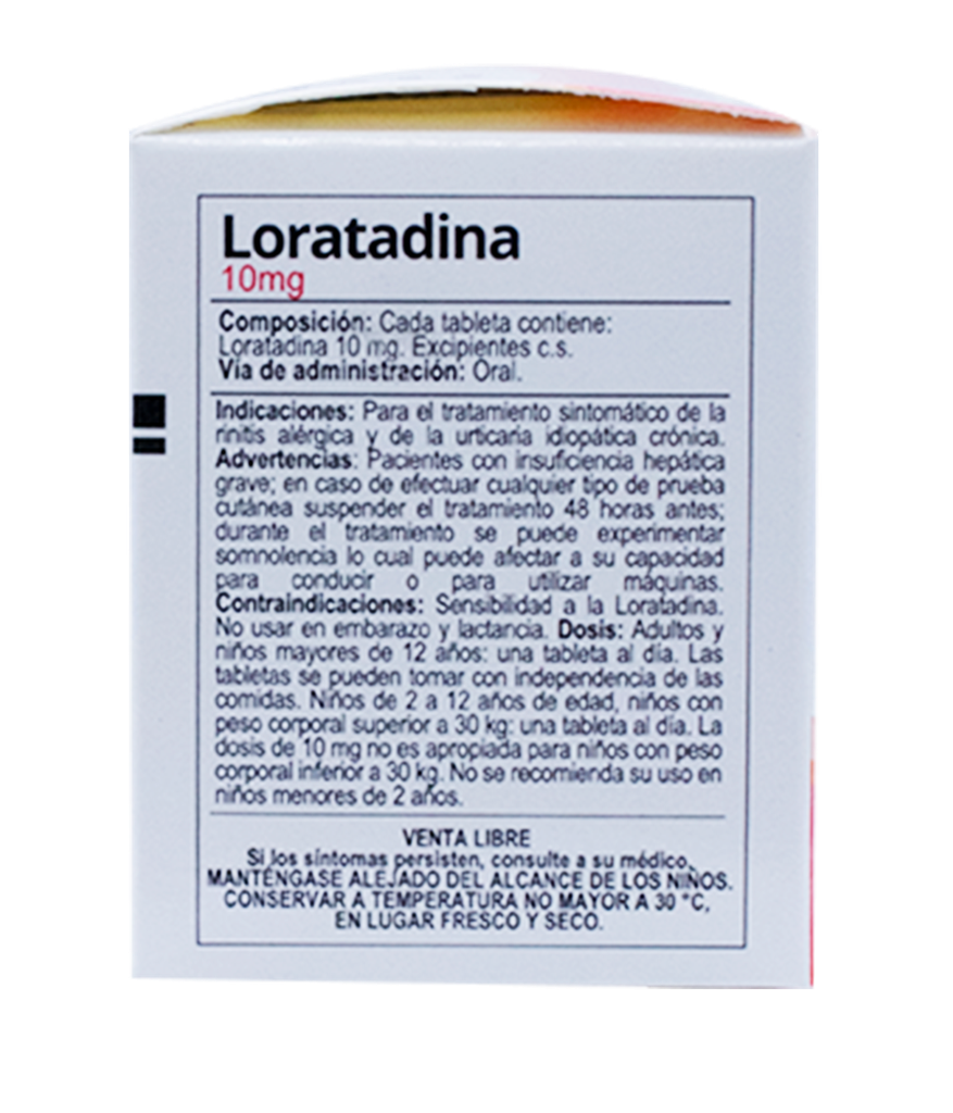 LORATADINA TABx10MGx100NMPO
