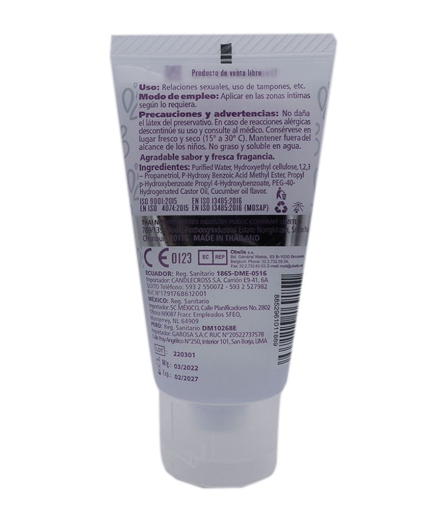LUBRICANTE INT FIVE GELx60ML